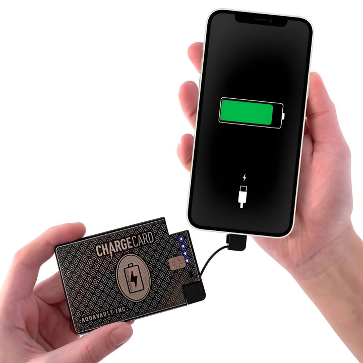 (Black): The Credit Card-Sized Portable Charger