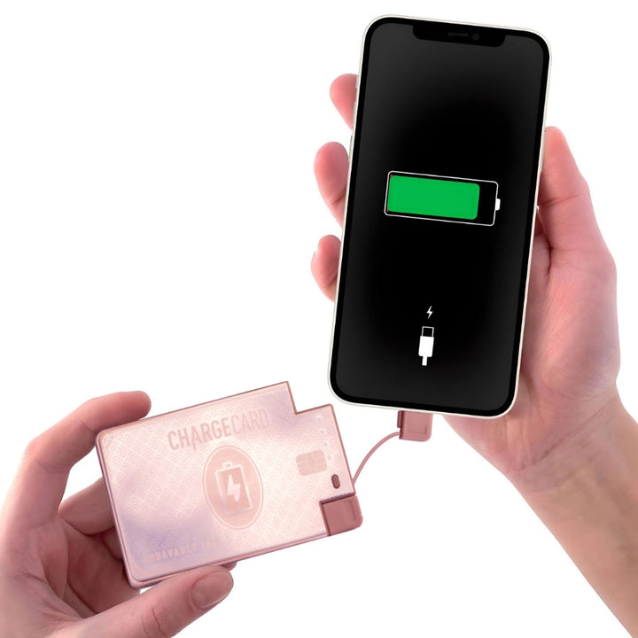 (Rose Gold): The Credit Card-Sized Portable Charger